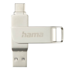 Hama USB flash disk C- Rotate Pro, USB-C 3.2 (Gen1), 32 GB, 70 MB/s, USB-C/A