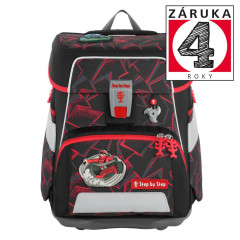 �kolsk� aktovka SPACE pre prv��ikov - 5-dielny set, Step by Step Ninja Yuma, certifik�t AGR