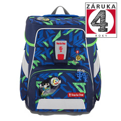 �kolsk� aktovka SPACE pre prv��ikov - 5-dielny set, Step by Step Soccer Ben, certifik�t AGR