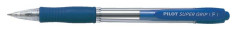 Gu���kov� pero, 0,22 mm, stl��ac� mechanizmus, PILOT "Super Grip", modr�