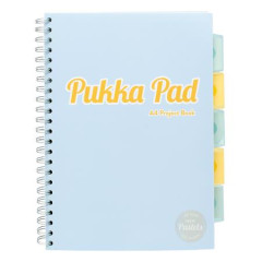 pirlov zoit, A4, linkovan, 100 listov, PUKKA PAD "Pastel project book", mix farieb