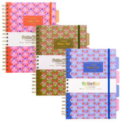 �pir�lov� zo�it, B5, linajkov�, 100 listov, PUKKA PAD "Floral Project Book", mix