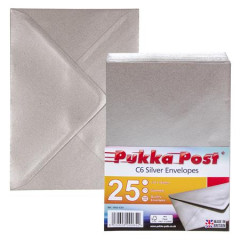Oblka, C6, siliknov, PUKKA PAD "Silver", strieborn