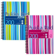 �pir�lov� zo�it, A5, linajkov�, 100 str�n, PUKKA PAD "Stripe Jotta"