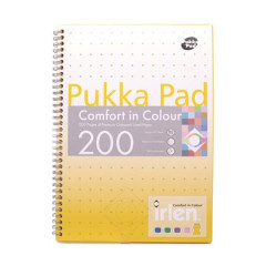 pirlov zoit, A4, linkovan, 100 listov, PUKKA PAD "Irlen Jotta Gold"