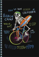 �pir�lov� zo�it, A5, �tvor�ekov�, 80 listov, SHKOLYARYK " Skate board", mix