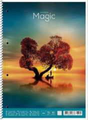 pirlov zoit, A4+, tvorekov, 80 listov, SHKOLYARYK "Colourful magic", mix