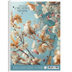 �pir�lov� zo�it, A4, �tvor�ekov�, 80 listov, SHOLYARYK "College Block Creative Minds", mix