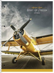 �pir�lov� zo�it, A4+, linajkov�, 80 listov, SHKOLYARYK "Spirit of Freedom", mix