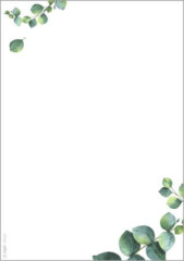 Predtlaen papier, obojstrann, A5, 90 g, SIGEL "Eucalyptus"