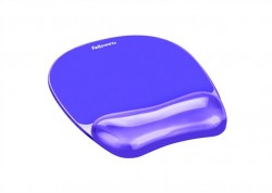 Glov podloka pod my, FELLOWES "Crystal Gel", fialov