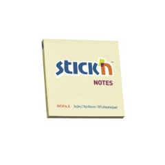 Samolepiaci bloek, 76x76 mm, 100 listov, STICK N, pastelovo lt