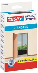 Sieka na dvere, proti hmyzu, such zips, 0,65 x 2,2 m, 2 ks, TESA "Standard", antracitov