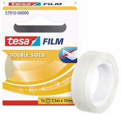 Lepiaca pska, obojstrann, 12 mm x 7,5 m, TESA "Tesafilm"