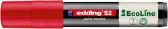 Lakov popisova, 4-15 mm, EDDING "52", erven
