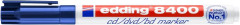 Popisova na  CD/DVD "8400", modr