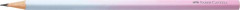 Grafitov� ceruzka, B, trojhrann�, FABER-CASTELL "Flow", ru�ov�-modr�