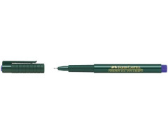 Liner, 0,4 mm, FABER-CASTELL "Finepen 1511", modr