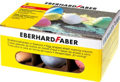 Krieda na asfalt, tvar vaj��ka, EBERHARD FABER, 6 r�znych farieb