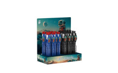 Gu���kov� pero, displej, 0,8 mm, stl��ac� mechanizmus, mix, ICO "Robot", modr�