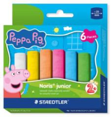 Krieda na asfalt, jumbo, STAEDTLER "Noris� junior 2365", Peppa Pig, 6 farieb