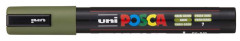 Dekora�n� popisova�, 1,8-2,5 mm, UNI "Posca PC-5M", khaki