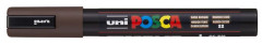Dekora�n� popisova�, 1,8-2,5 mm, UNI "Posca PC-5M", tmavohned�