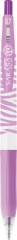 G�lov� pero, 0,33 mm, stl��ac� mechanizmus, pruhovan� telo, ZEBRA "Sarasa Clip Pastel", pastelovo fialov�