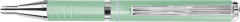 Gu���kov� pero, 0,24 mm, teleskopick�, pist�ciovo zelen�  telo, ZEBRA "SL-F1", modr�