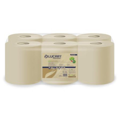 Papierov� utierky, kot��ov�,  2-vrstvov�, LUCART "EcoNatural 500 CF", havana hned�