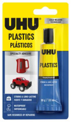 Univerz�lne lepidlo, 30 g, UHU "Plastic"