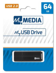 USB k���, 64GB, USB 2.0, MYMEDIA  (by VERBATIM)
