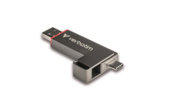 USB k, 256GB, USB-A/C 3.2 Gen1, VERBATIM "Dual QuickStick", ierny