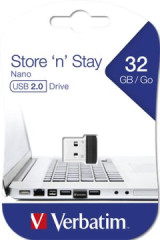 USB k, 32 GB, USB 2.0, 10/3MB/sec, VERBATIM "Nano"