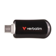 USB k, 64GB, USB-C 3.2 Gen1, VERBATIM "Plectra", ierny