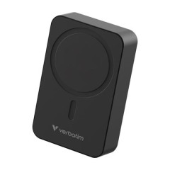 Power banka, extern batria, magnetick, 20 000 mAh, stojanek, VERBATIM "Charge n Go Essentials", ierna