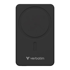 Power banka, extern batria, bezdrtov, 10 000 mAh, VERBATIM "Charge n Go Essentials", ierna