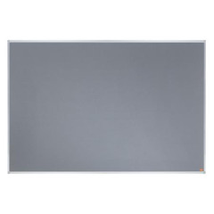 Odkazov tabua, hlinkov rm, 180x120 cm, NOBO "Essentials", siv