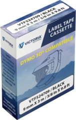Pska do ttkovaa 9 mm x 3 m, VICTORIA TECHNOLOGY, ierna